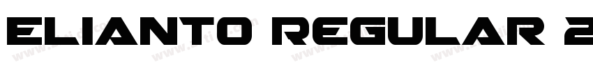 Elianto Regular 2字体转换